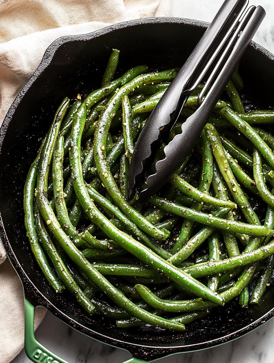 Recette Facile de Haricots Verts Sautés