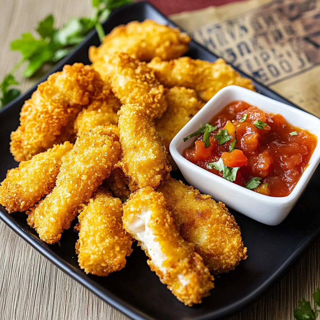 Délicieux Bâtonnets de Poulet