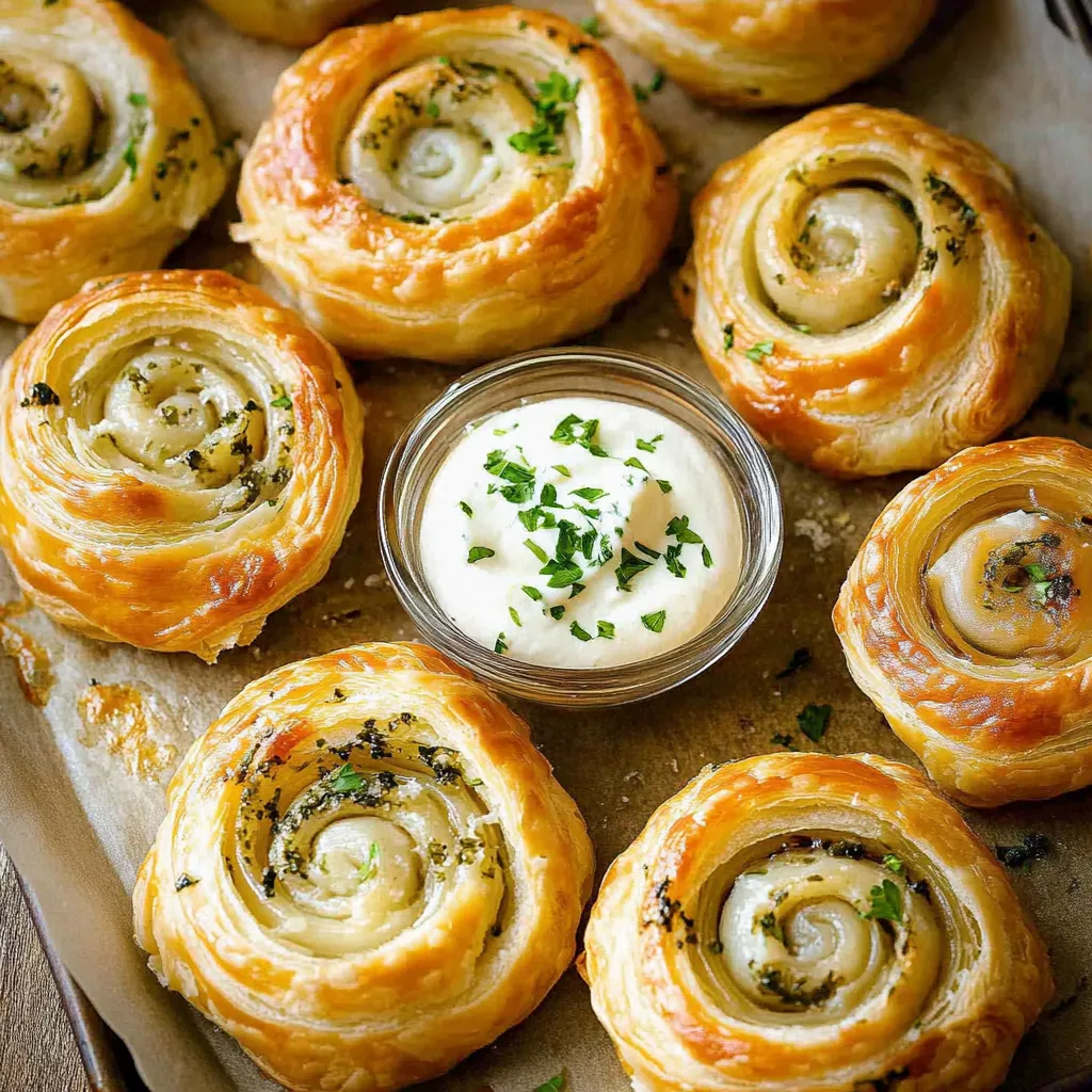 Roulés saumon feuilletés