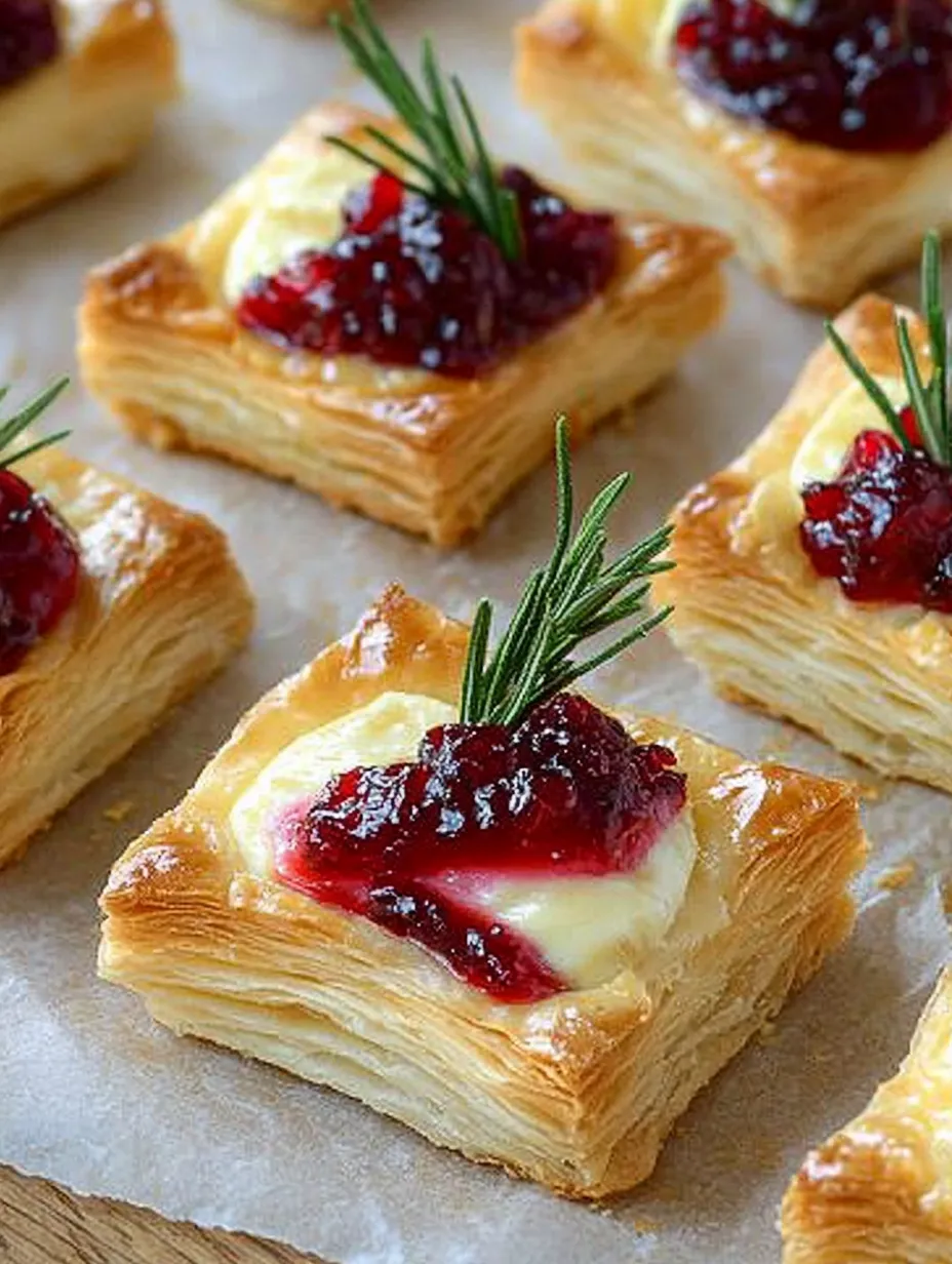 Bouchées feuilletées au Camembert – croquant et rêve des fans de fromage