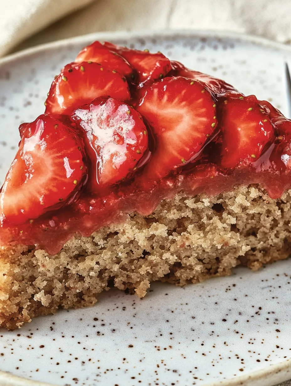 Gâteau aux amandes et fraises – Sans gluten, irrésistible