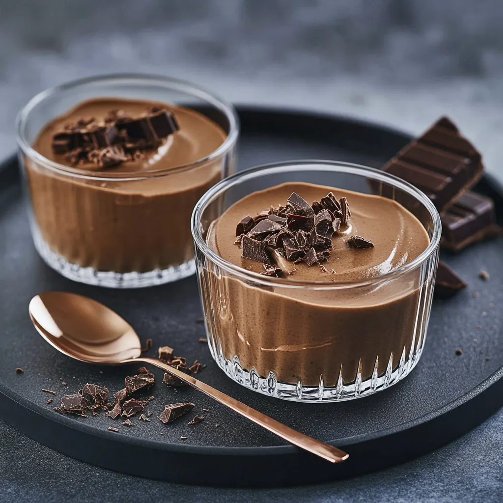Mousse chocolat sans œufs