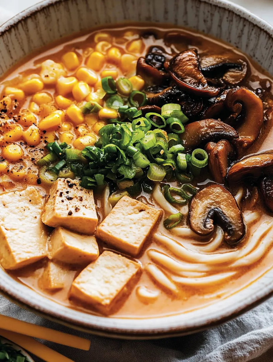 Tantanmen Végétalien – Doux, Épicé et Trop Bon