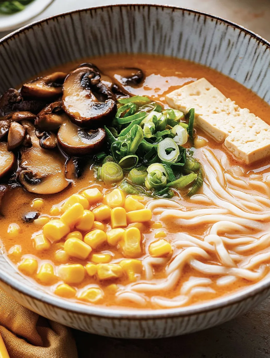 Tantanmen Vegan – Ramen Épicé avec Douceur Crémeuse