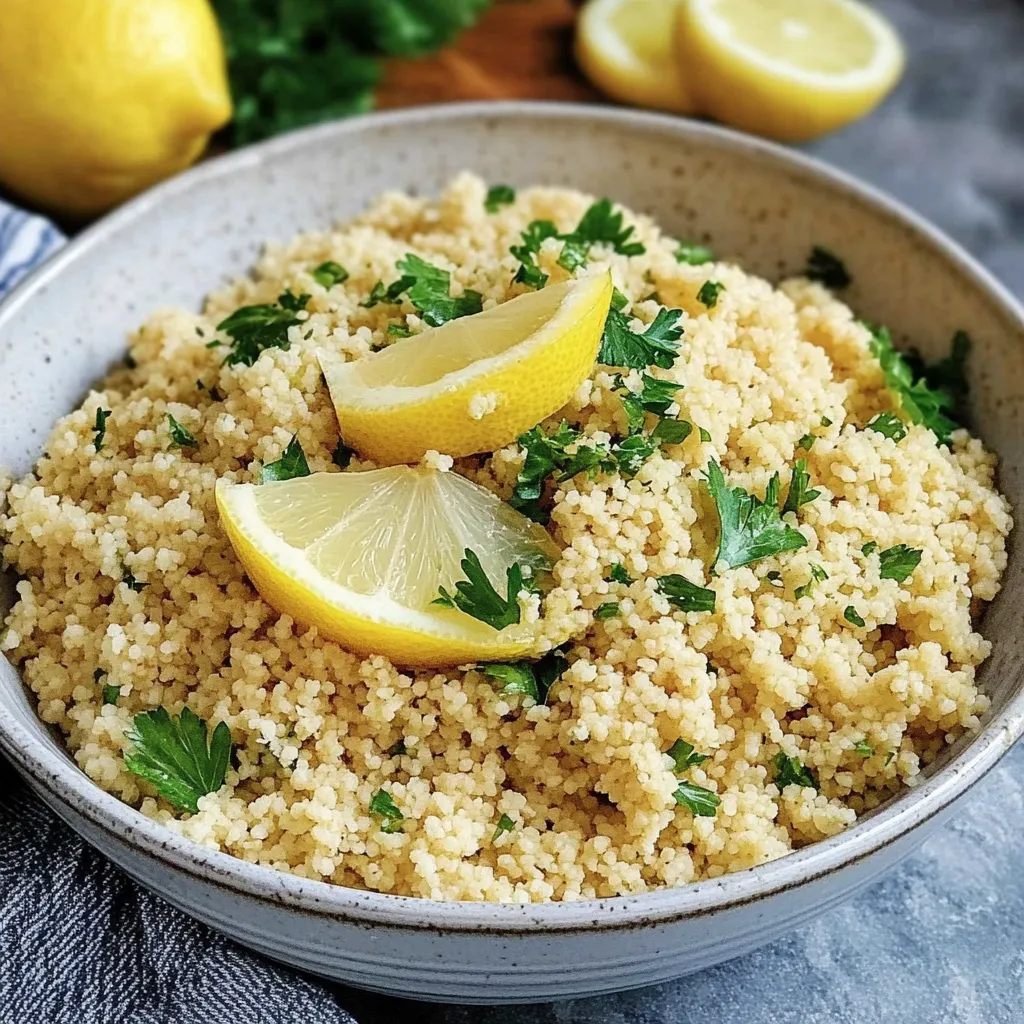 Couscous au Citron