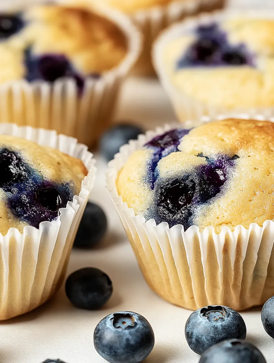 Muffins myrtilles classique – super moelleux, fruités et express