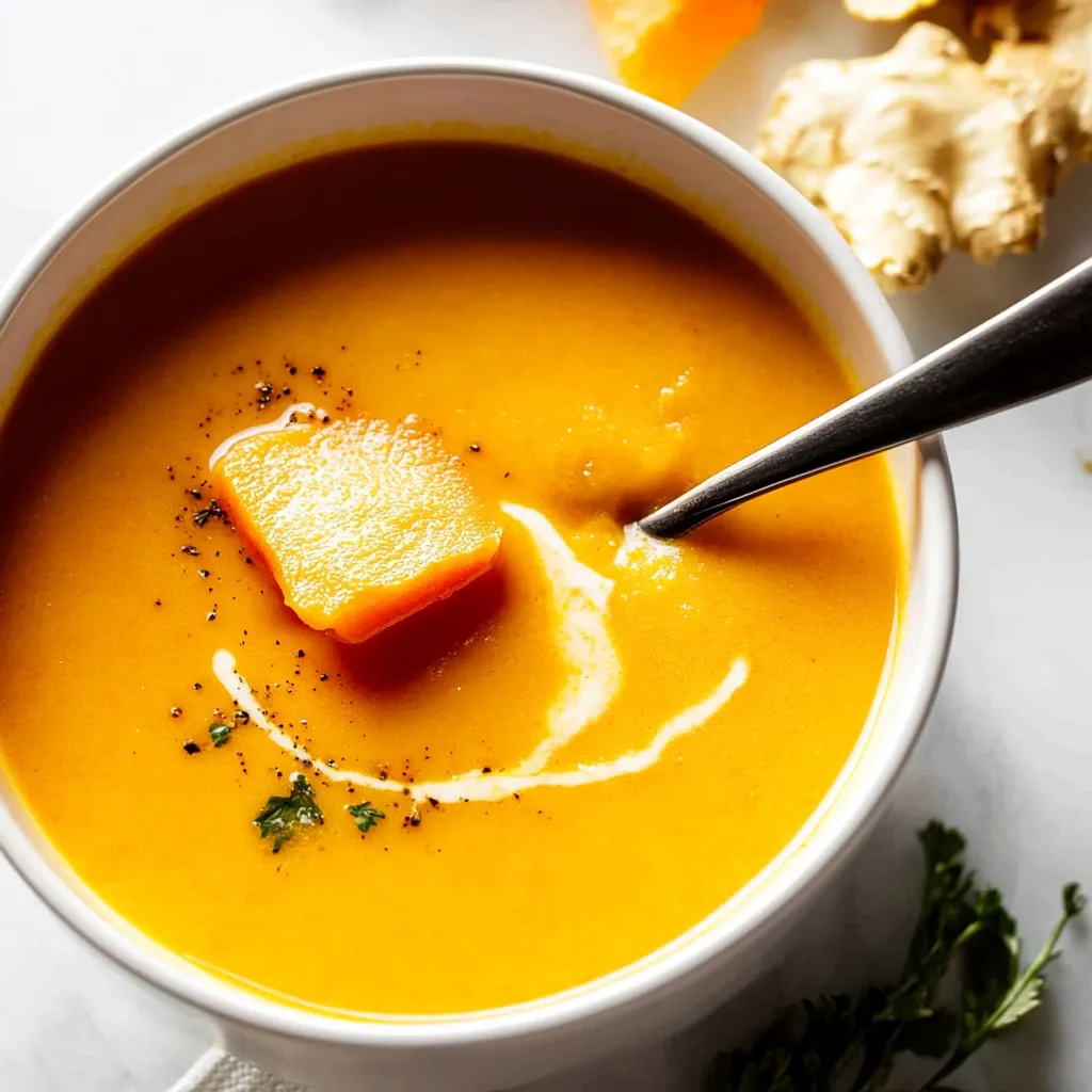 Creamy Carrot Ginger Soup