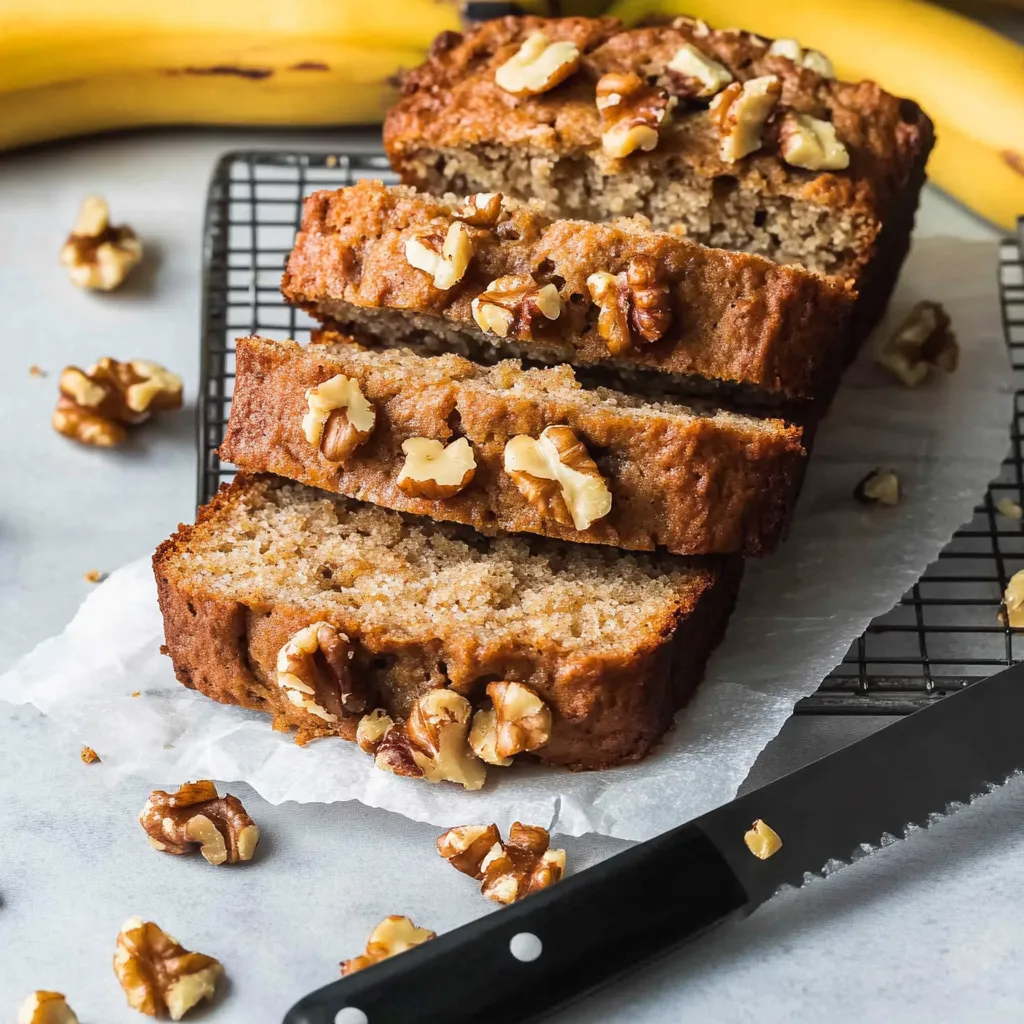 Pain à la Banane aux Noix