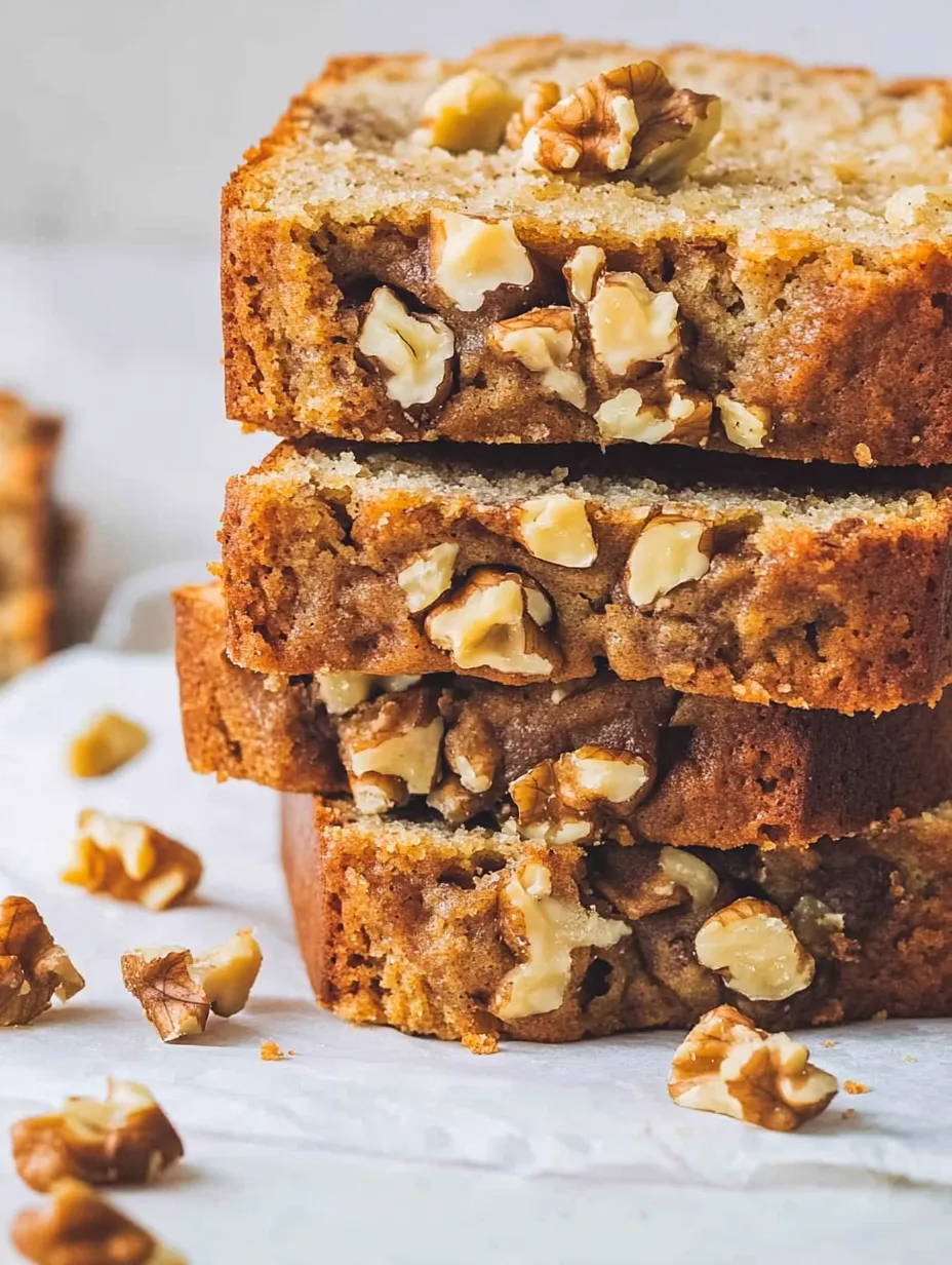 Pain à la banane avec noix - Moelleux, Croquant et Aromatique