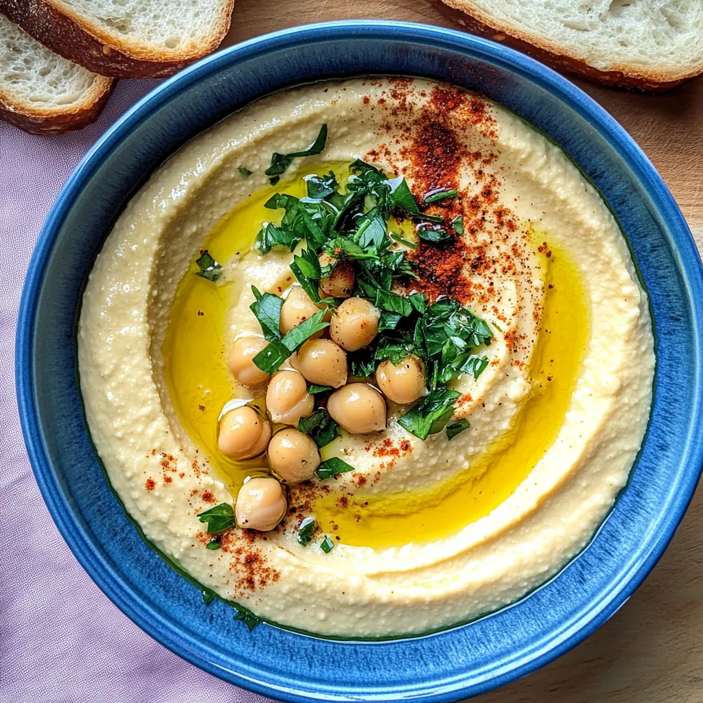 Délicieuse recette maison de houmous