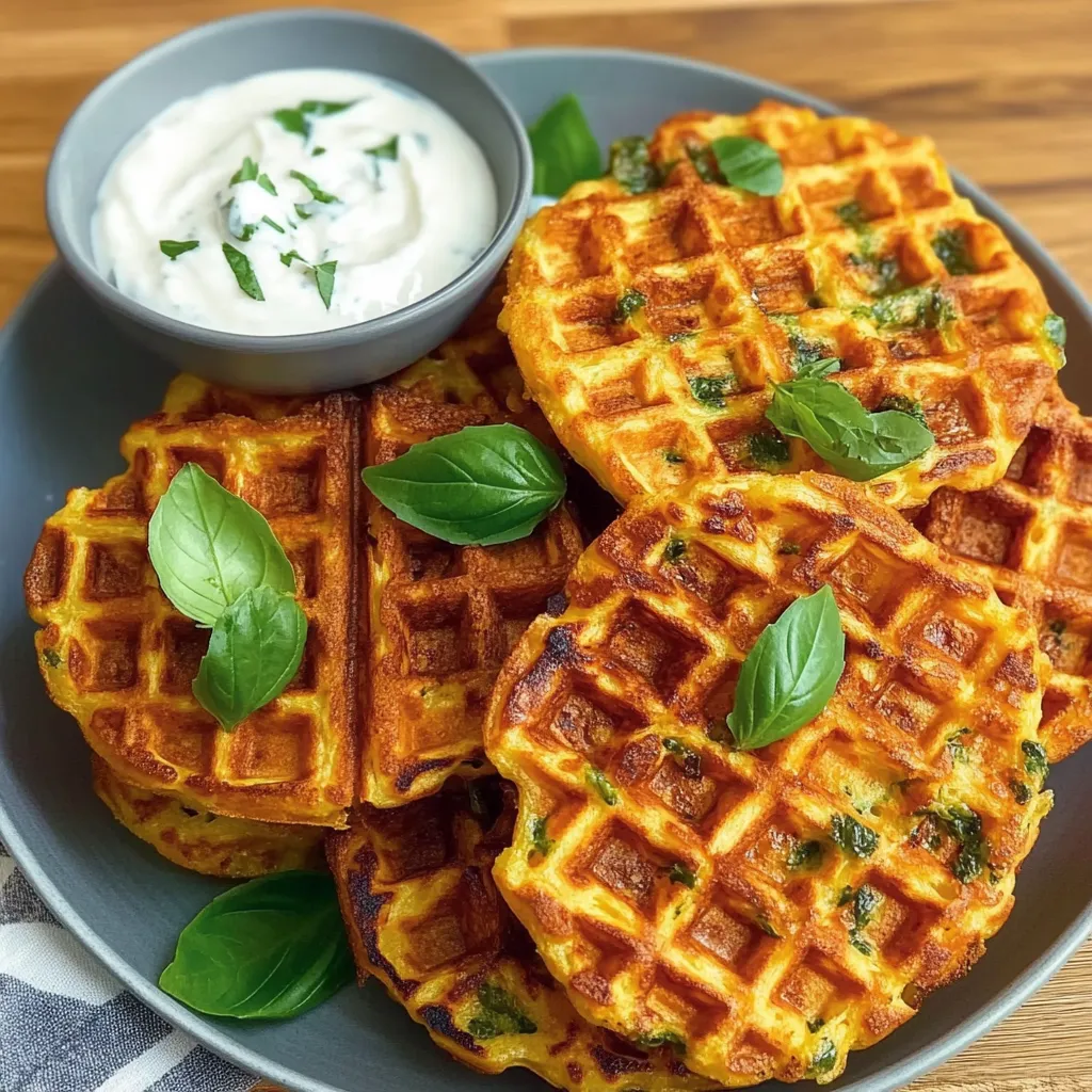 Gemüsewaffeln – einfaches Rezept