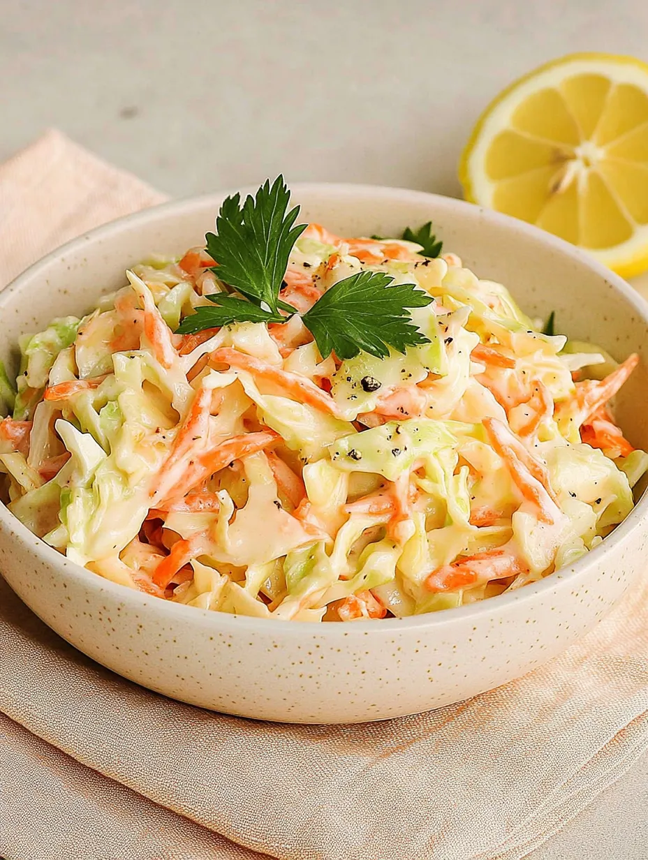 Coleslaw – Classique, Crémeux et Rafraîchissant