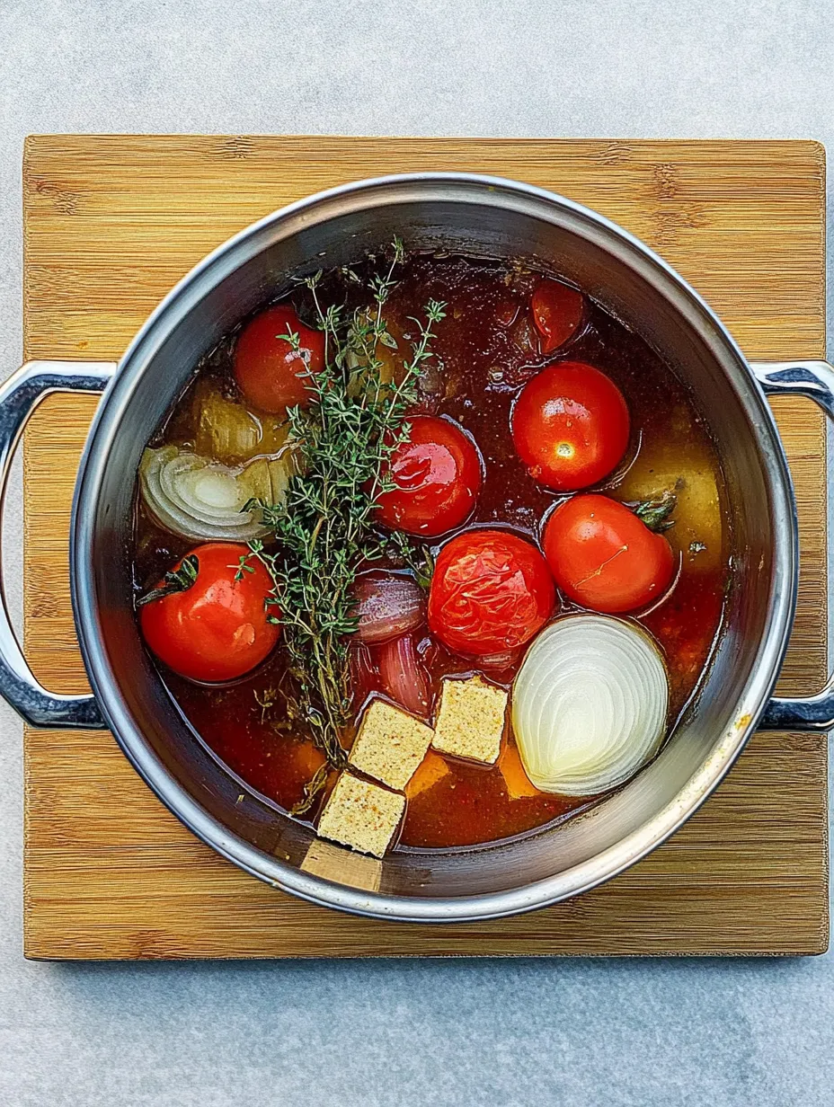 Soupe aux tomates italienne – Simple & Aromatique