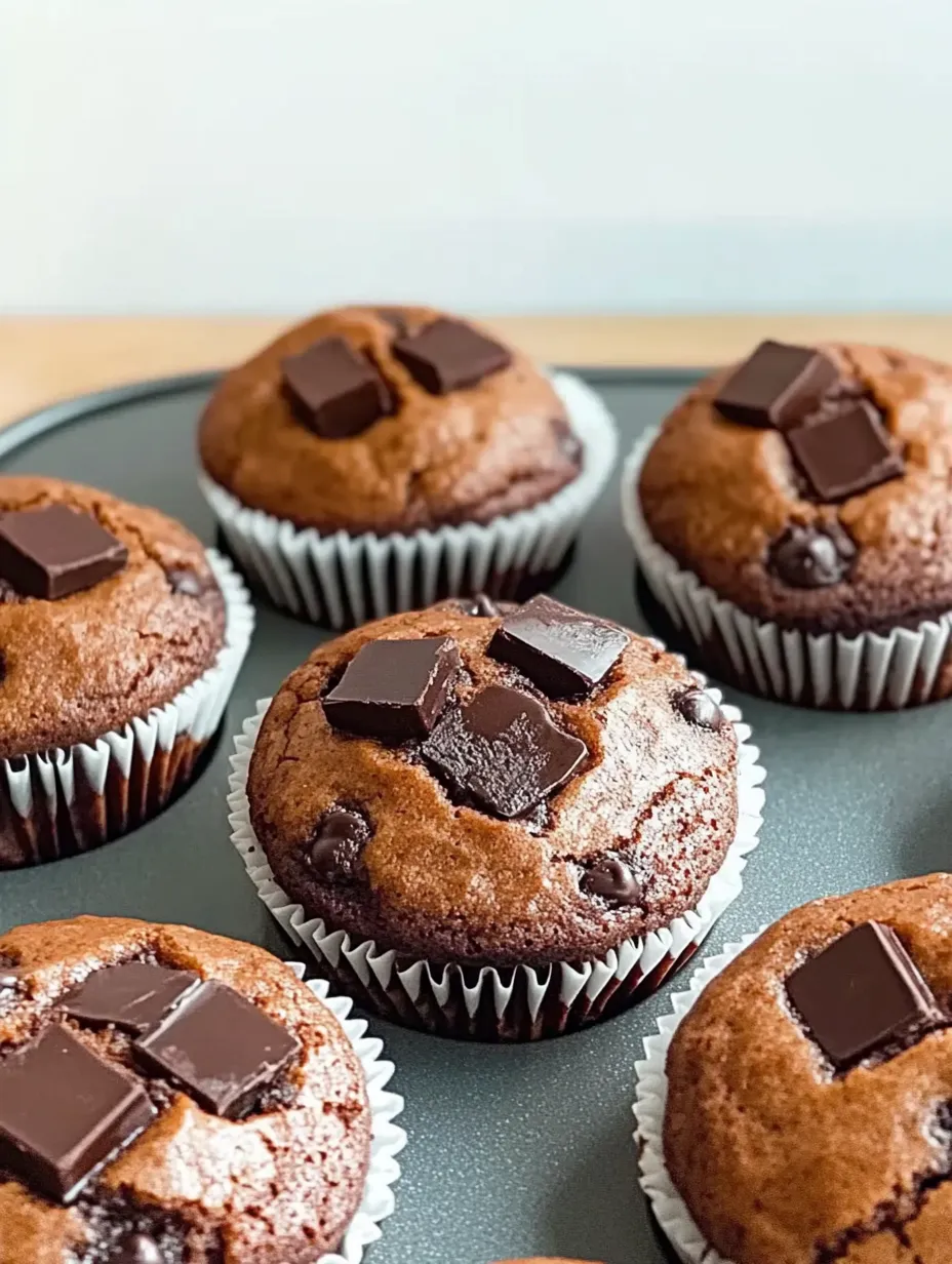 Muffins au chocolat moelleux à l'huile – Rapides, Aériens et Délicieusement Chocolatés