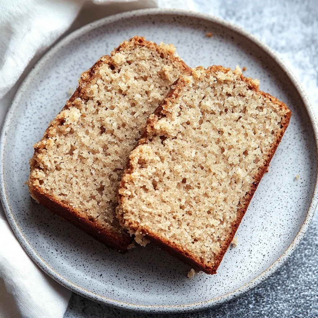 Gâteau aux noix vegan dans un moule à cake