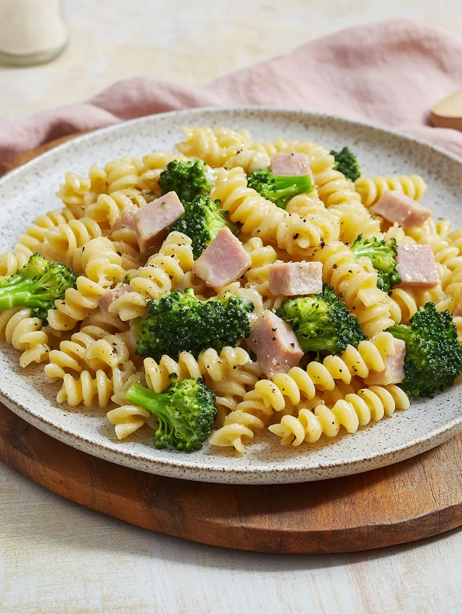 Pâtes au brocoli et jambon – Simples, Rassasiantes et Savoureuses