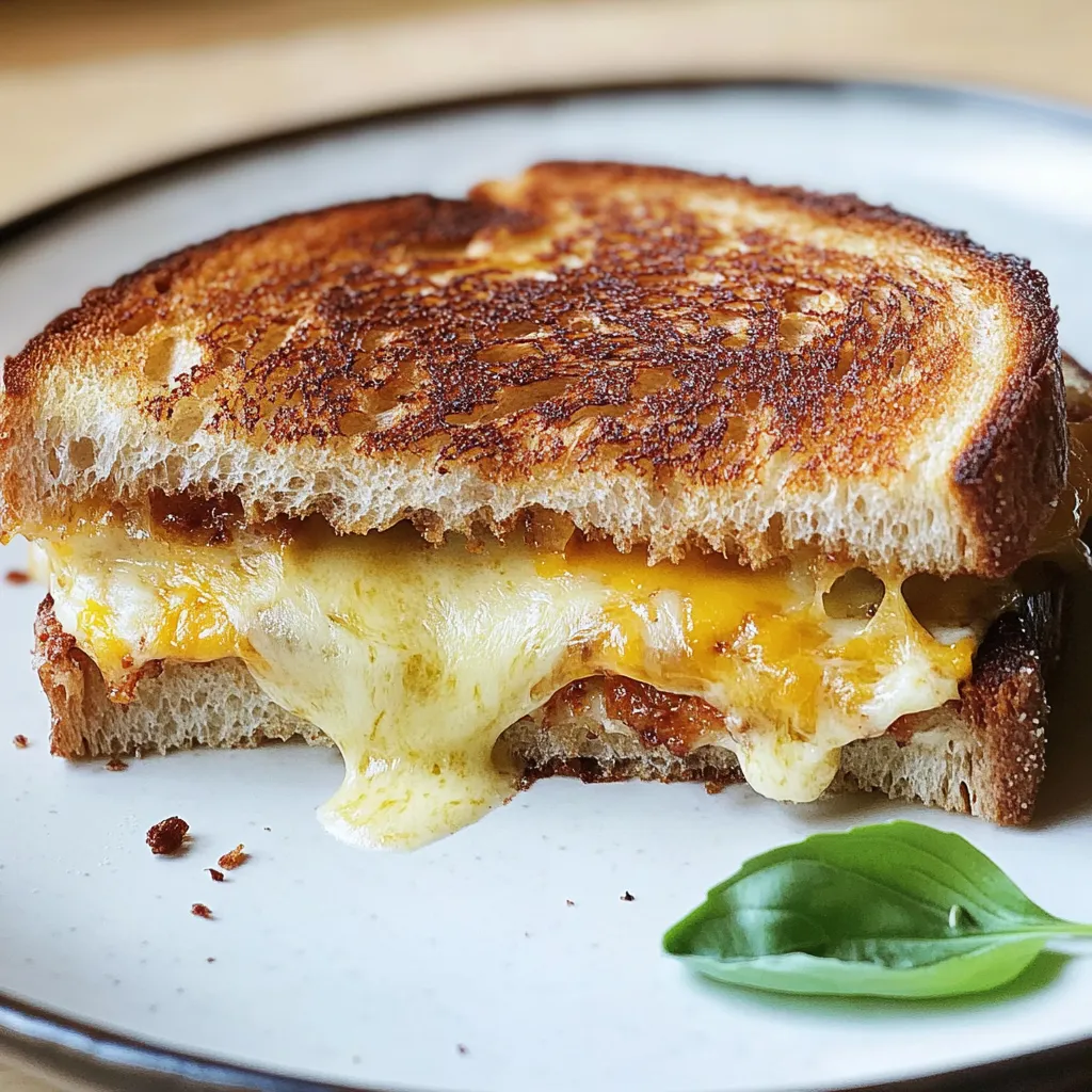 Sandwich fromage grillé - recette super facile