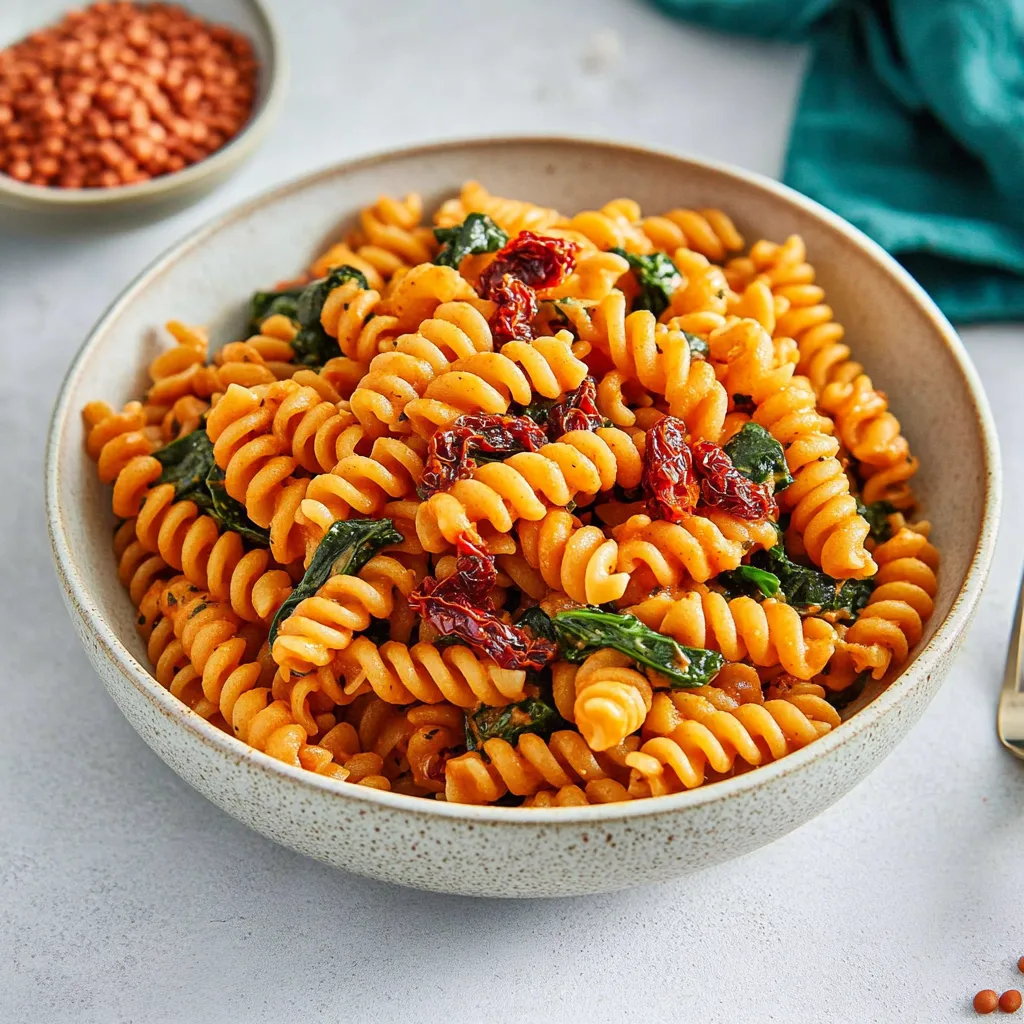 Pâtes aux lentilles rouges – Riches en protéines, saines et savoureuses