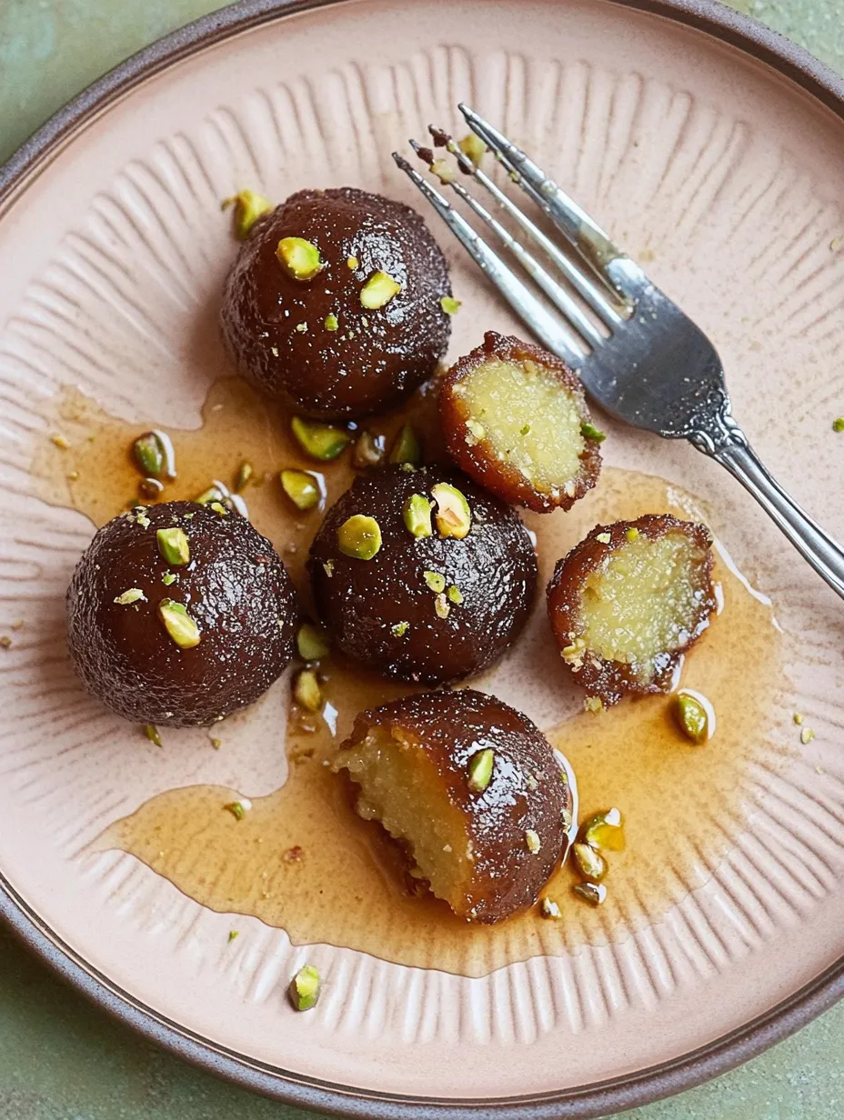 Gulab Jamun – Moelleux, Imbibé de Sirop et Délicieusement Sucré
