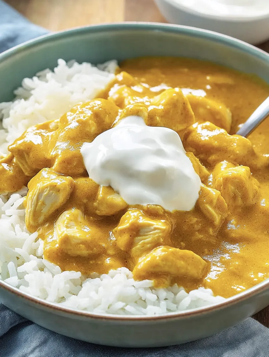 Curry Madras crémeux au poulet et ananas – Simple & Épicé