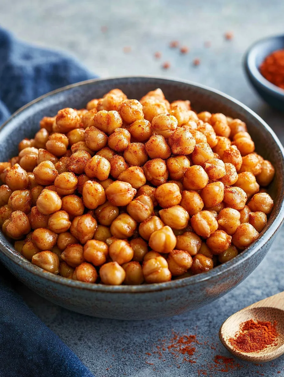 Pois chiches épicés – Simples, sains & croustillants