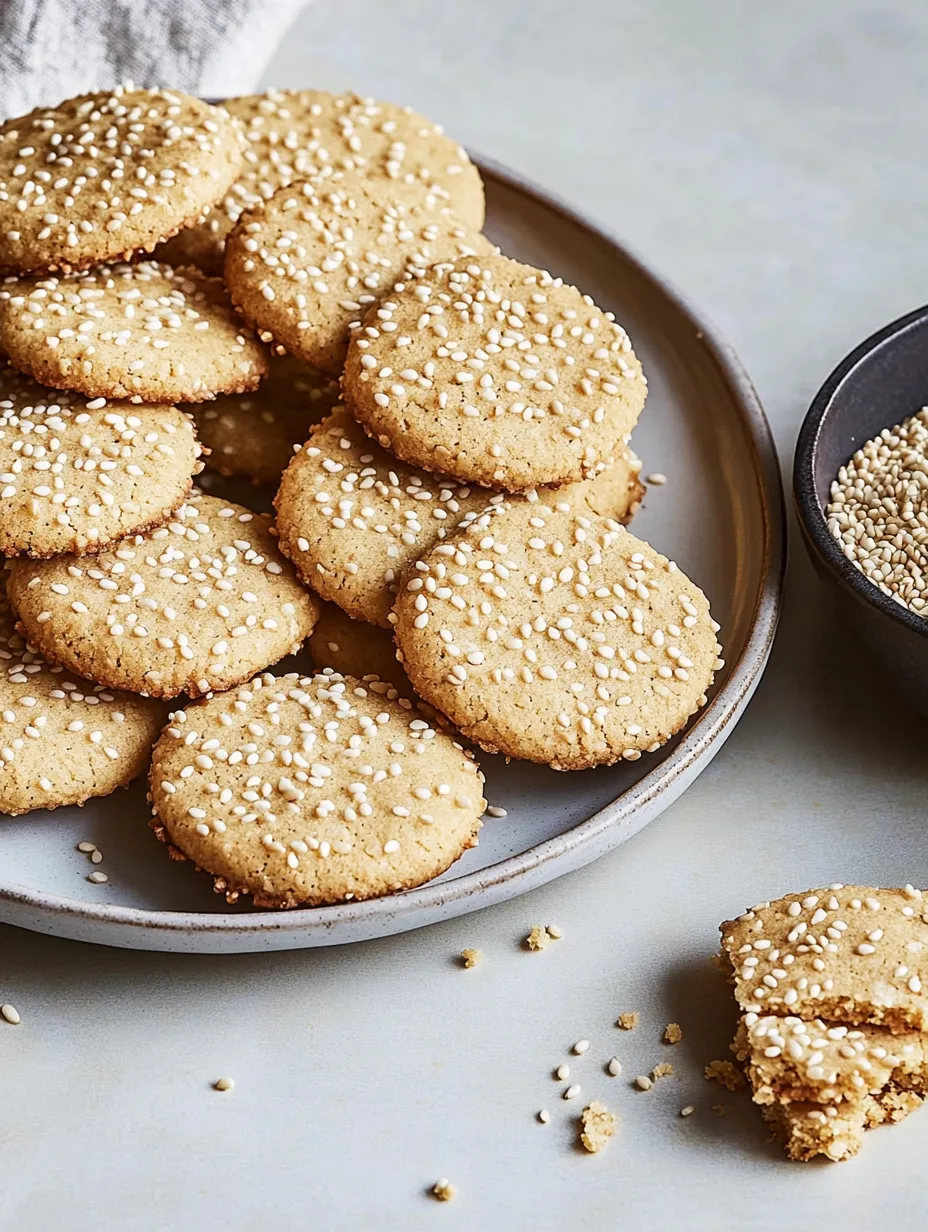 Biscuits au tahini – Plaisir oriental au sésame