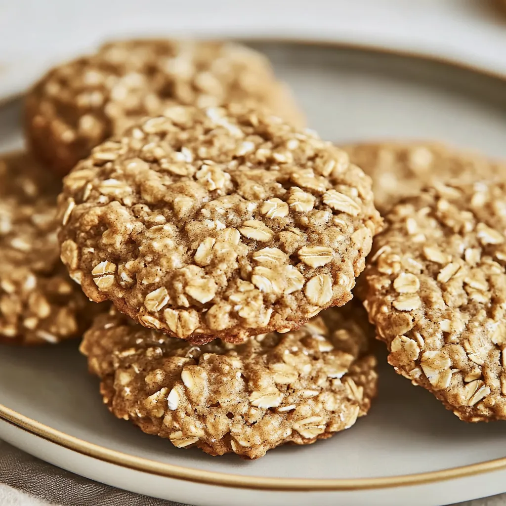 Biscuits sains avoine-banane