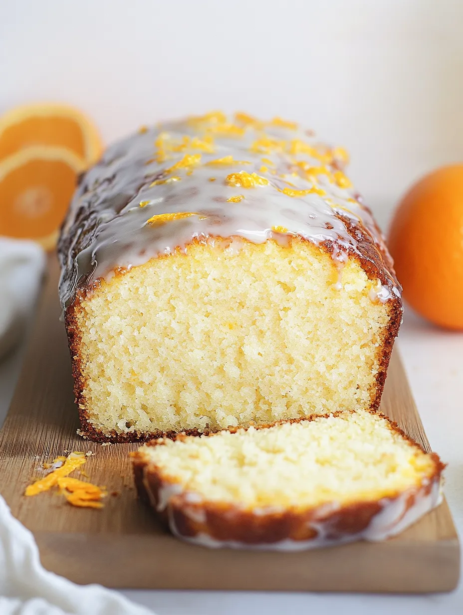 Gâteau aérien au yaourt et à l'orange