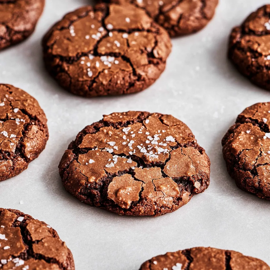 Biscuits Craquelés au Brownie