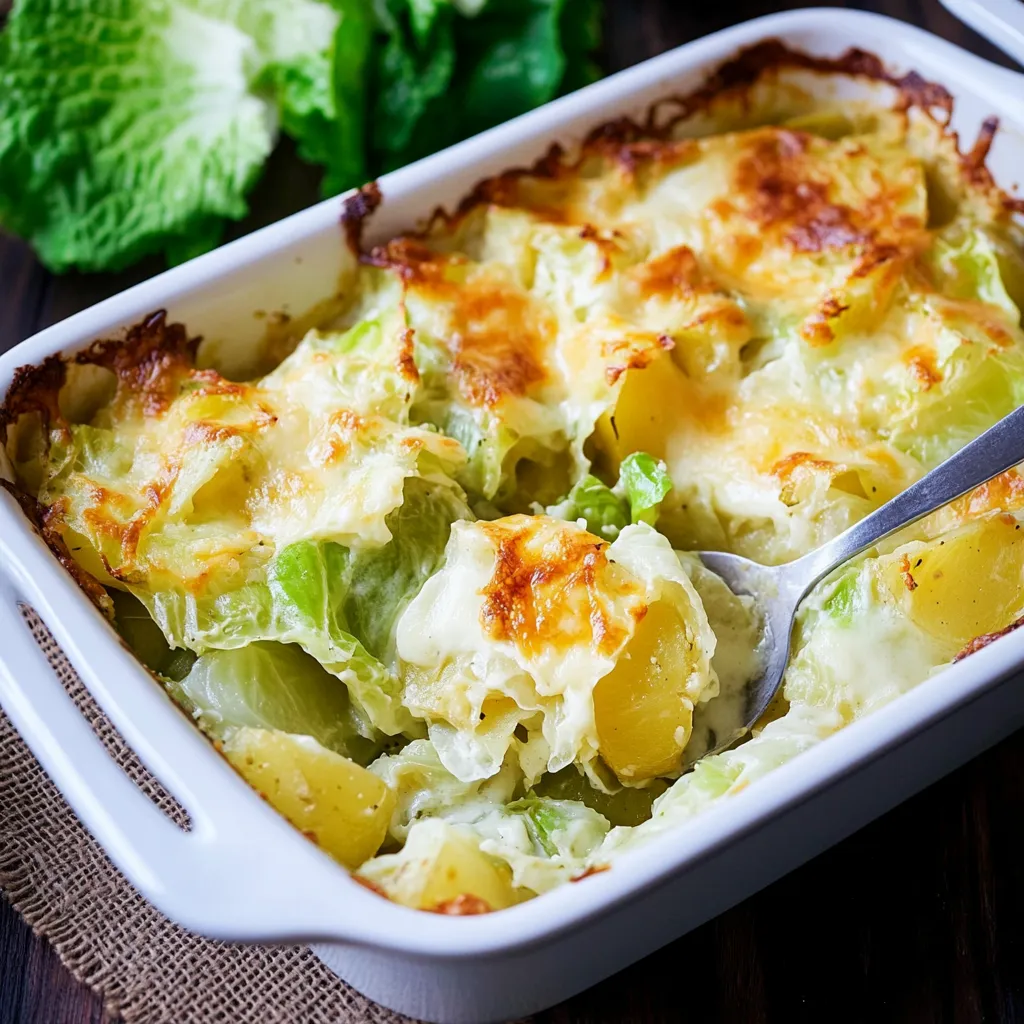 Gratin de chou et pommes de terre - Si bon que tu en redemanderas!