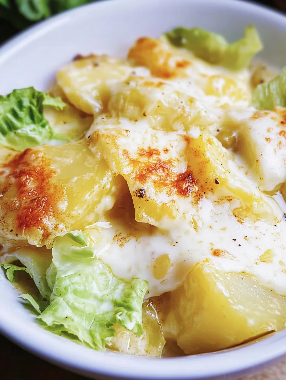 Gratin crémeux de chou et pommes de terre – Simple & délicieux