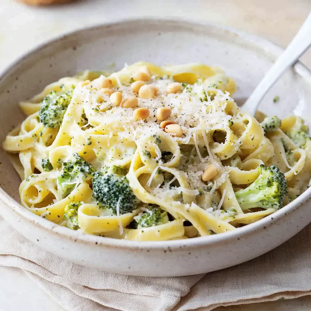 Pâtes crémeuses au brocoli