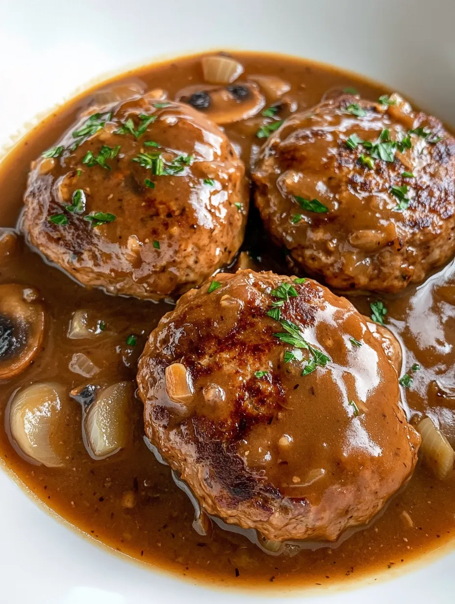 Recette de Steak Salisbury Bobby Flay