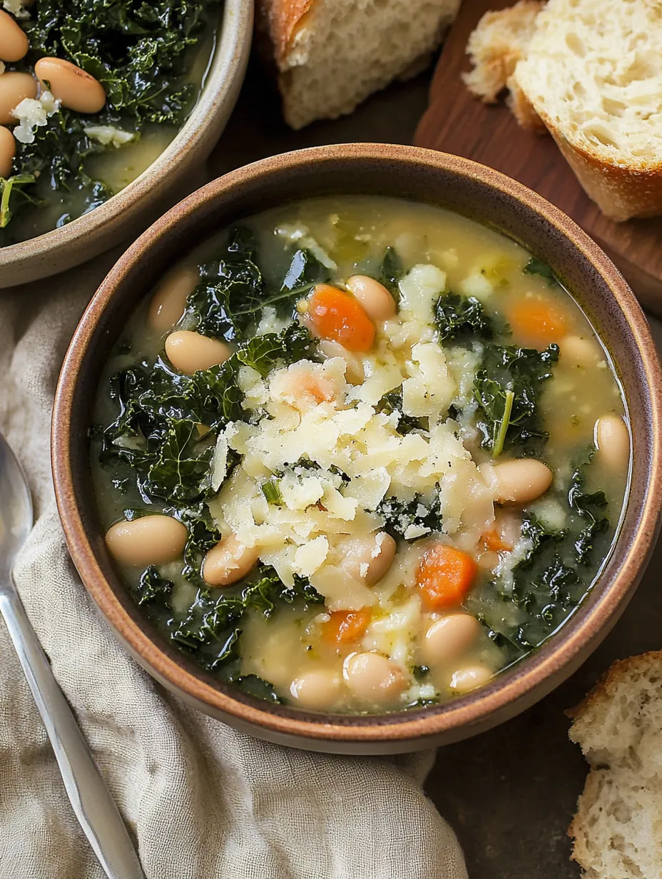 Soupe Facile aux Haricots Blancs et Kale