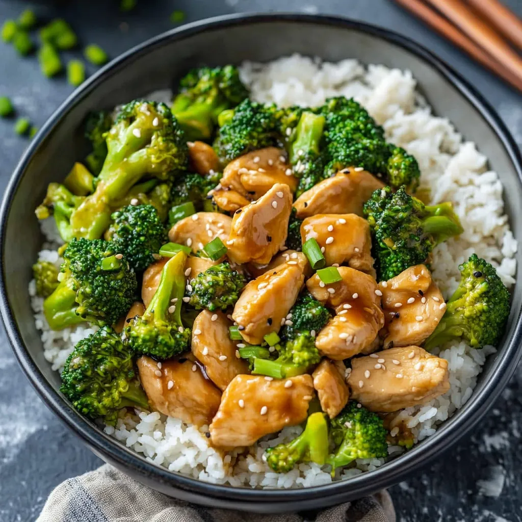 Poulet & Brocoli à la poêle – Délicieux, rapide & nourrissant