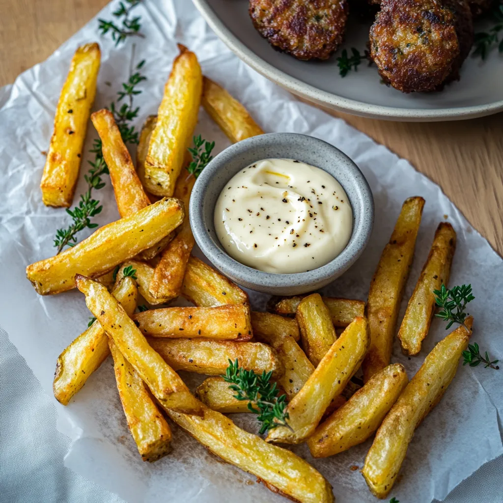 Frites croustillantes au parmesan - simplement délicieuses au four ou en friteuse à air