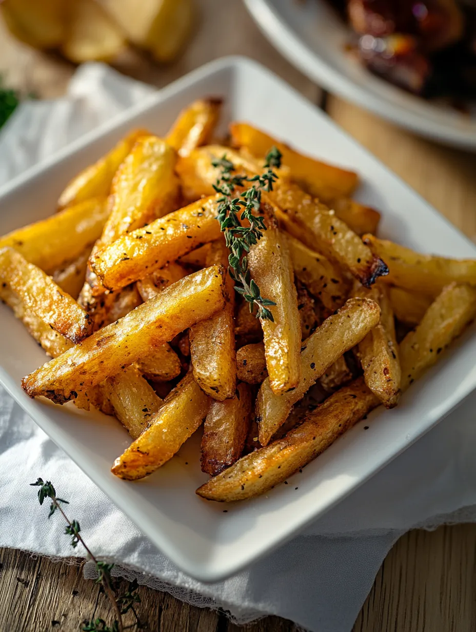 Frites au parmesan au four – Savoureuses et super croustillantes