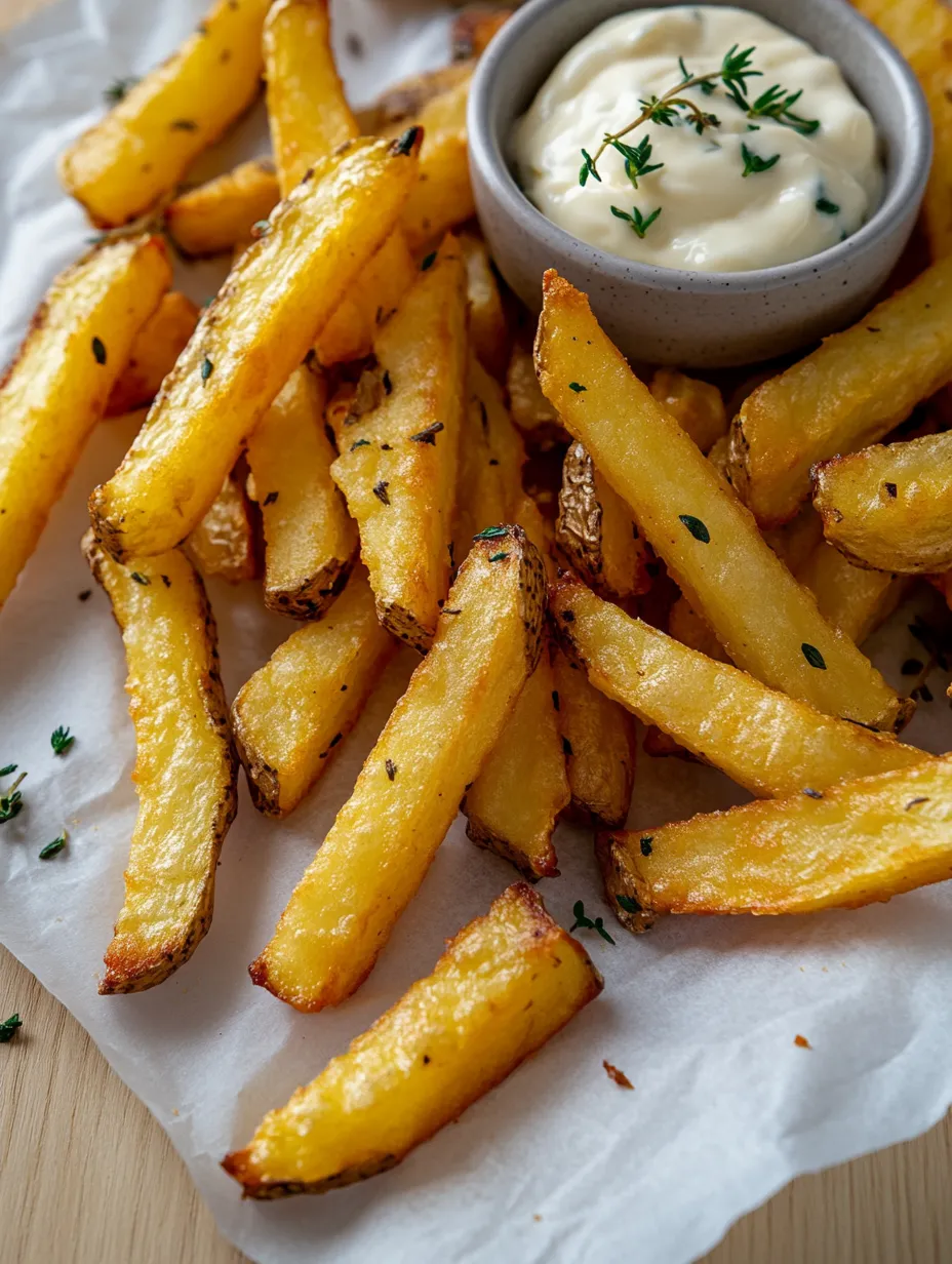 Frites au four avec parmesan – Peu de matière grasse, goût maximal!