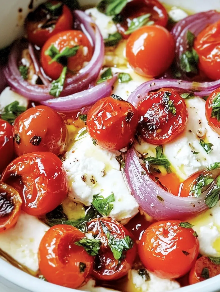 Feta croustillante & tomates mijotées – Recette express au air fryer