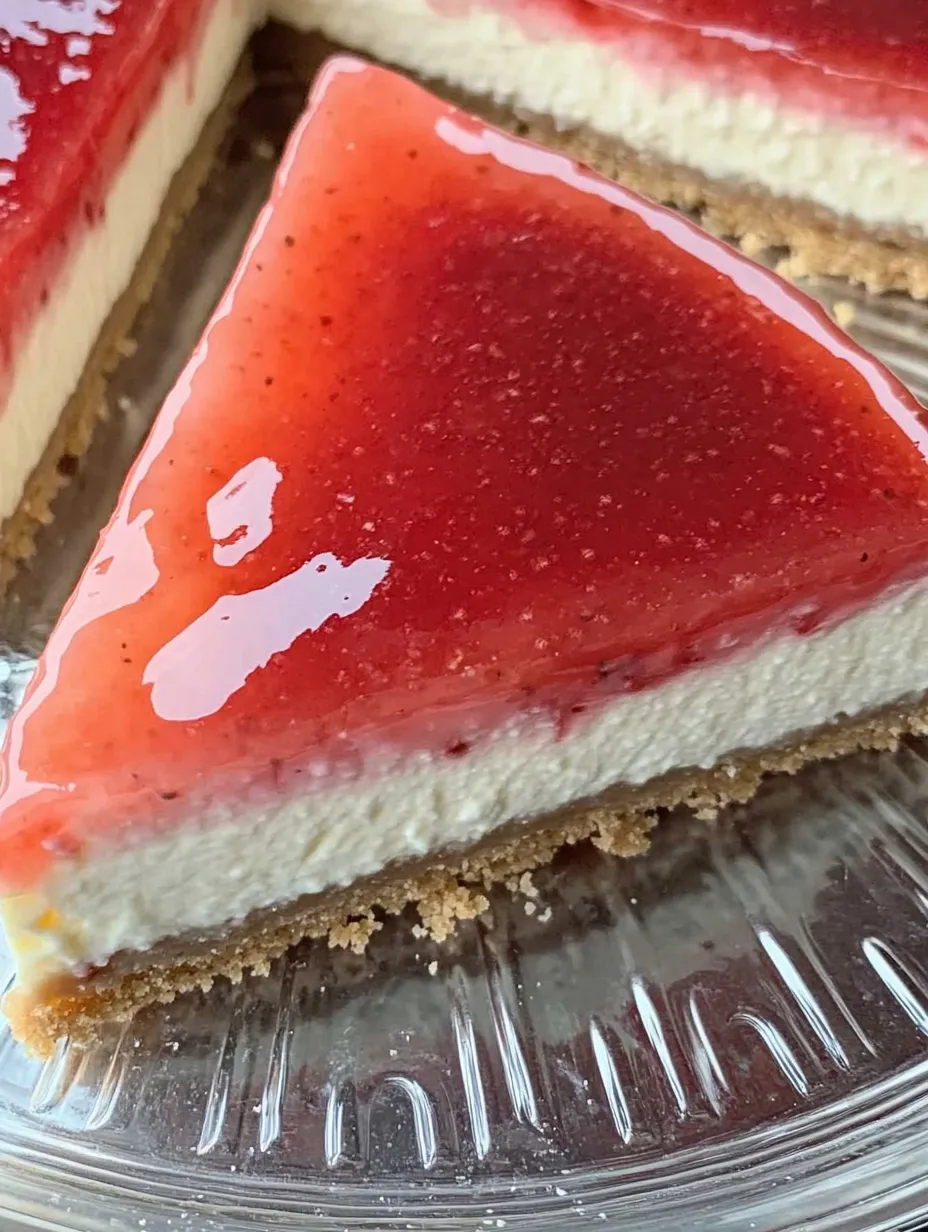 Cheesecake aux fraises crémeux avec base biscuitée croquante