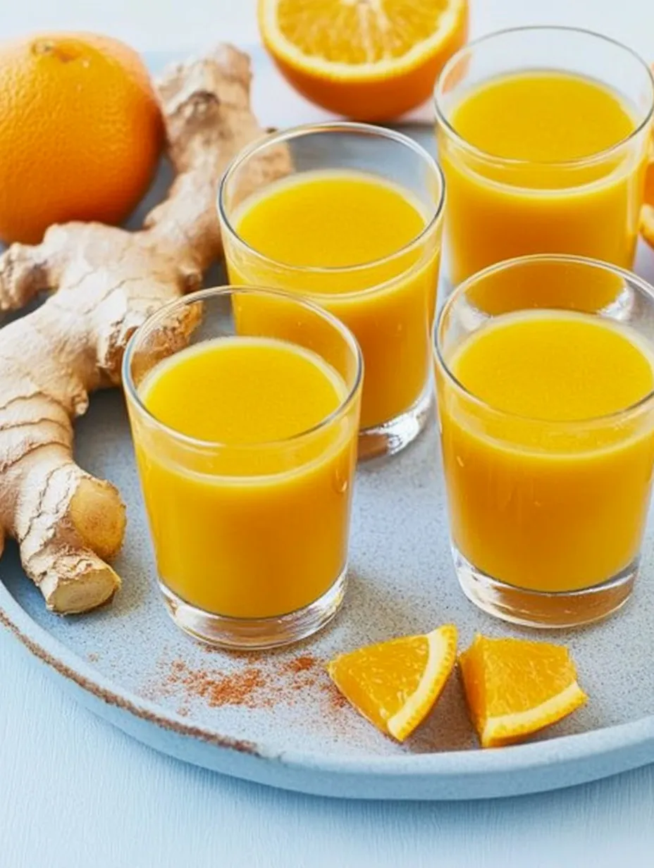 Shot gingembre-orange: Le boosteur immunitaire