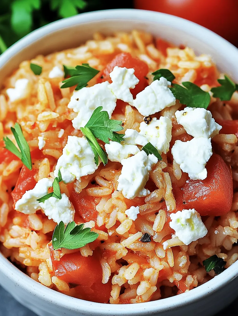 Riz aux tomates façon grecque – Recette originale
