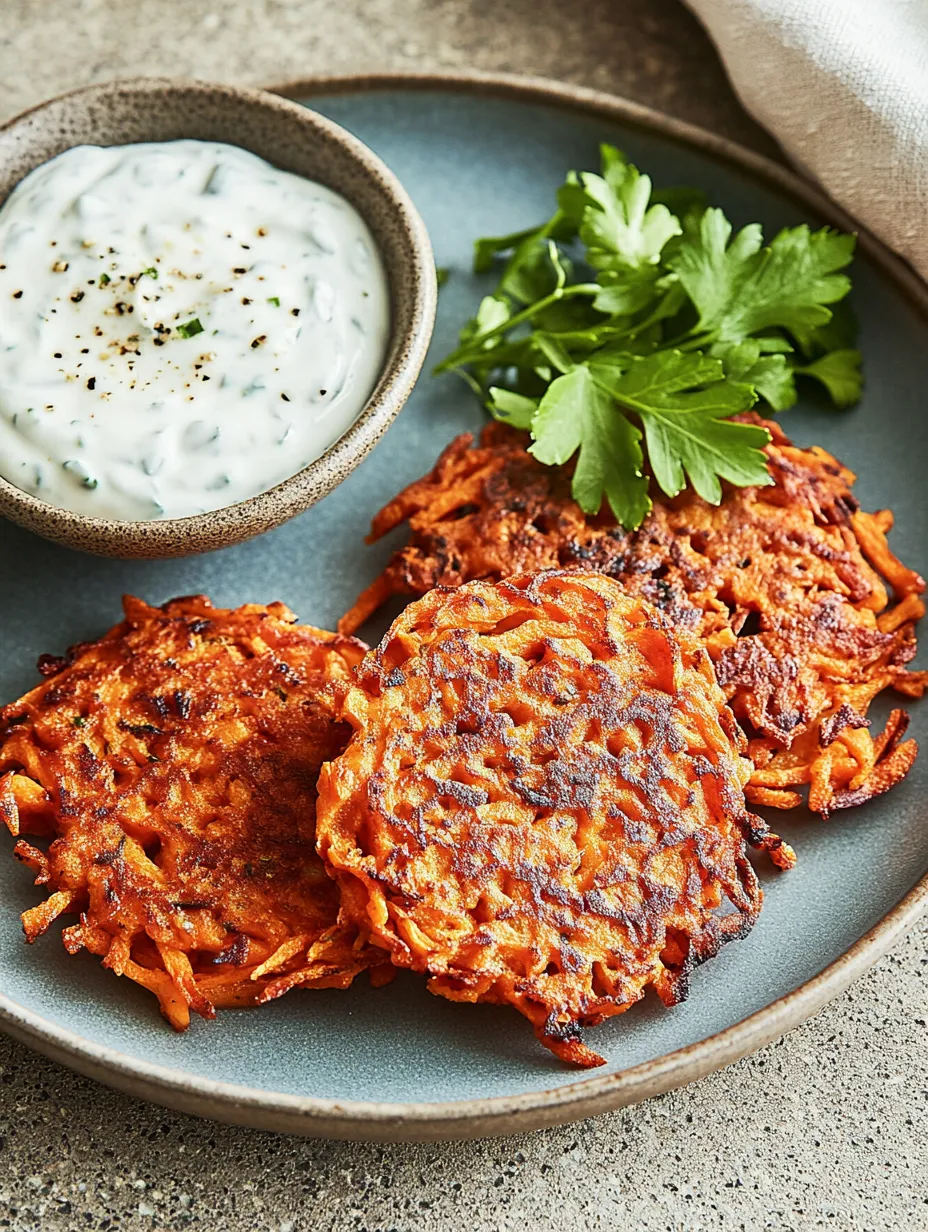 Galettes de patate douce croustillantes – Faciles & savoureuses