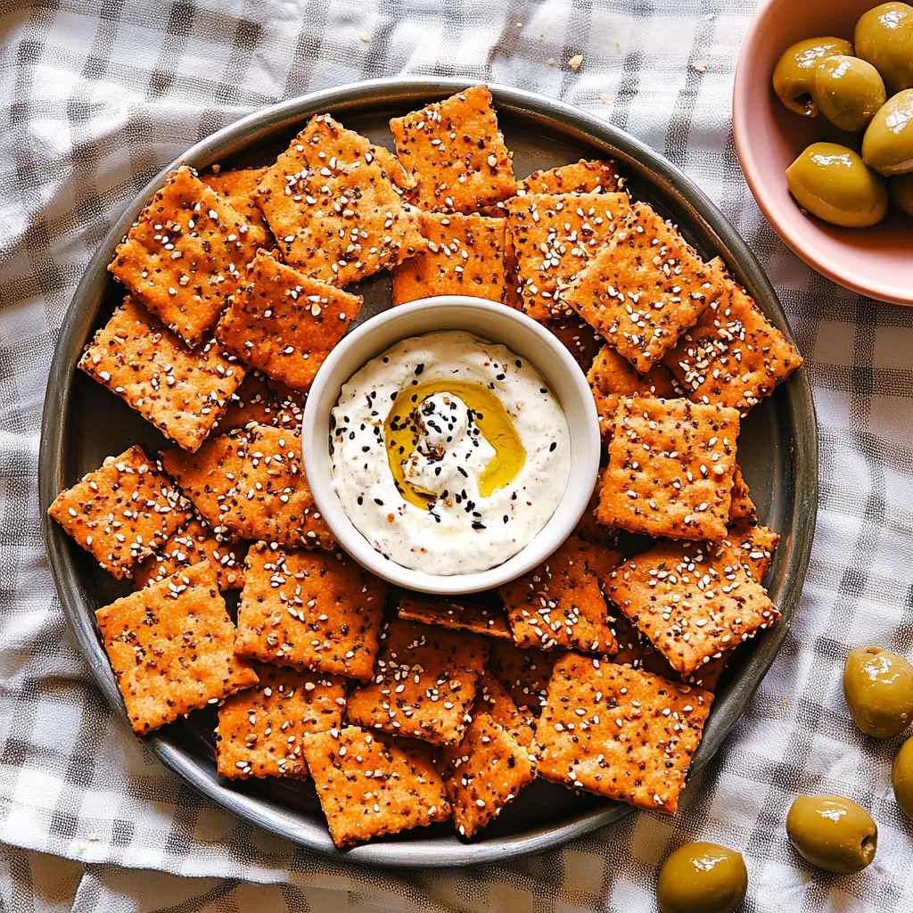 Crackers aux lentilles rouges – snack sain riche en protéines