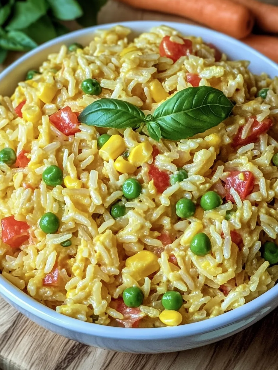 Salade de riz fraîche au curry – Légère & délicieuse
