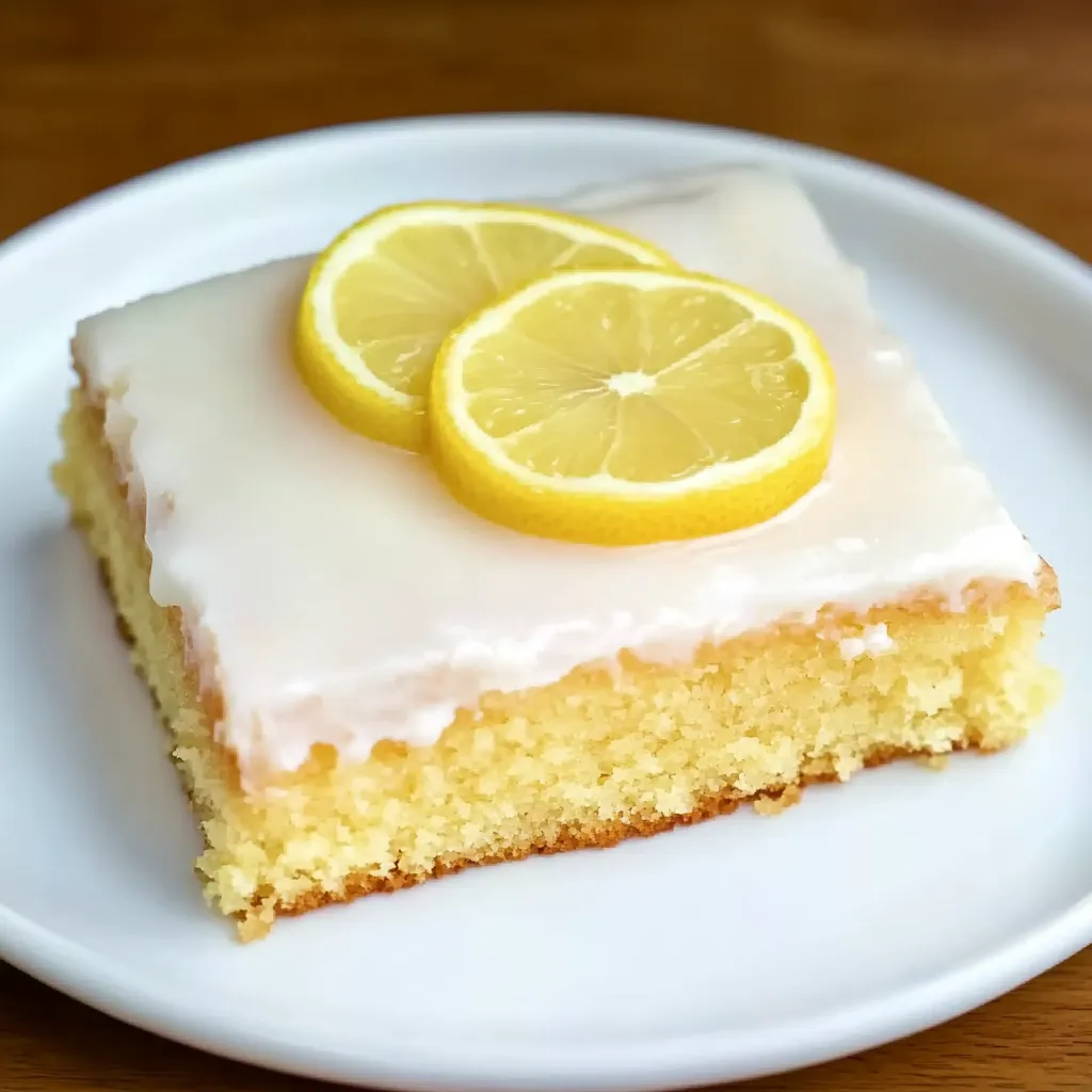 Gâteau au citron moelleux (recette rapide)