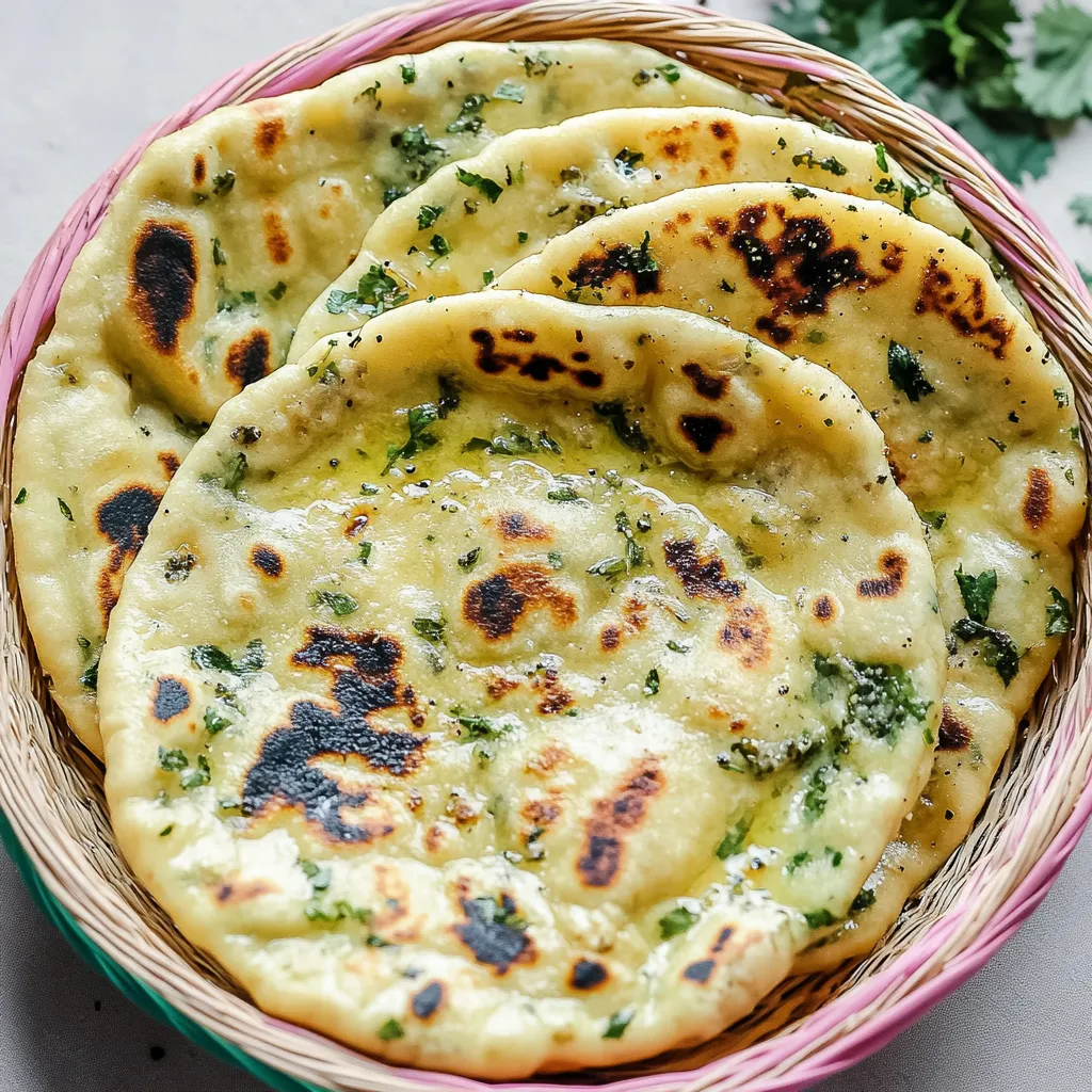 Naan moelleux à l'ail des ours – Simple & Aromatique