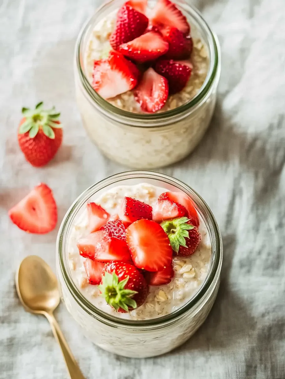 Flocons d'avoine overnight fruités – Parfaits avec yaourt & banane