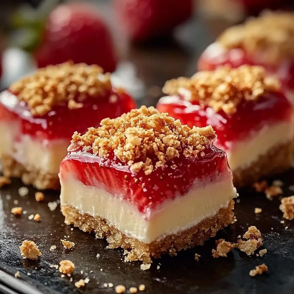 Bouchées Croquantes au Fromage et Fraises
