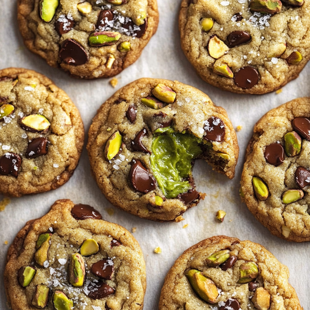 Un biscuit mordu pour voir la garniture.